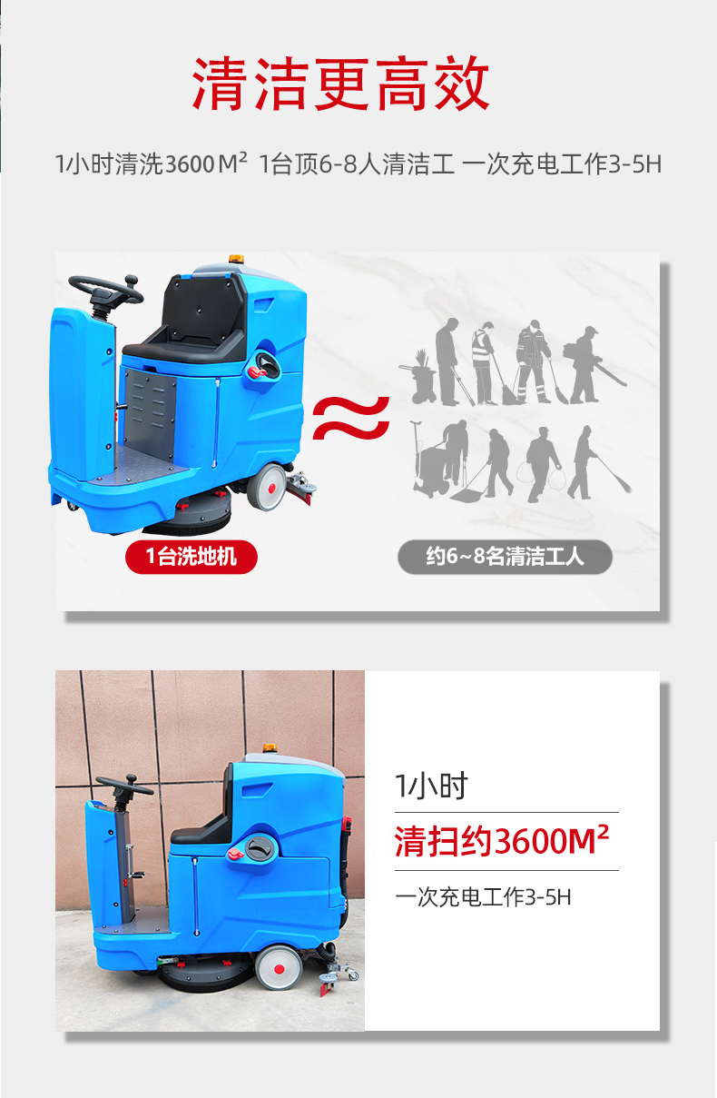 基隆驾驶式洗地机更适合用在高铁站