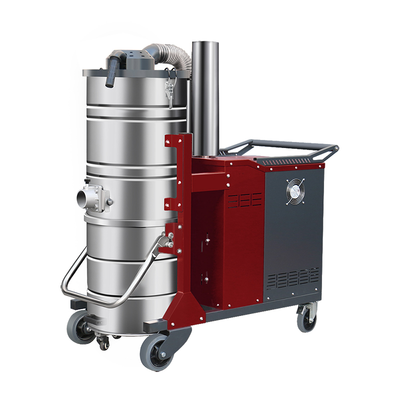 基隆坦洁380V 双桶手动反吹工业吸尘器X8系列